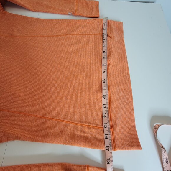 Ladies Cutter & Buck Shoreline Half Zip Pullover Orange Size XS Pocket - Picture 4 of 12